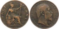 Großbritannien 1/2 Penny Edward VII. (1901 - 1910) -