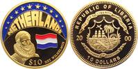 Liberia 10 Dollar 2000 Niederlande - Flagge - Wilhelm von Oranien - Nati... 41.42 元 含税 ＋  49.78 元 运费