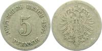 Kaiserreich 5 Pfennig 5 Pfennig - kleiner Adler -
