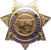 USA Polizeiabzeichen (NP) Replik - Sammleredition - Brustabzeichen der Arizona Highway Patrol mit A-Nadel -