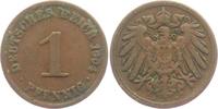 Kaiserreich 1 Pfennig 1904 A 1 Pfennig - großer Adler ss-vz 24.68 元 含税 ＋  49.78 元 运费