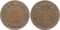 Kaiserreich 1 Pfennig 1903 A 1 Pfennig - großer Adler ss+ 24.68 元 含税 ＋  49.78 元 运费
