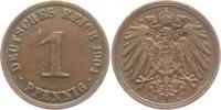 Kaiserreich 1 Pfennig 1904 A 1 Pfennig - großer Adler vz 24.68 元 含税 ＋  49.78 元 运费