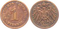 Kaiserreich 1 Pfennig 1905 F 1 Pfennig - großer Adler ss-vz 24.68 元 含税 ＋  49.78 元 运费