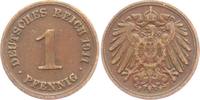 Kaiserreich 1 Pfennig 1911 F 1 Pfennig - großer Adler vz 24.68 元 含税 ＋  49.78 元 运费