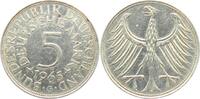 Deutschland - BRD 5 Mark 1965 G Silberadler bankfrisch - bfr. 133.46 元 含税 ＋  150.19 元 运费