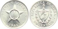 Kuba 1 Centavo 1981 Stern st 41.42 元 含税 ＋  49.78 元 运费