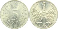 Deutschland - BRD 5 Mark 1970 G Silberadler bankfrisch - bfr. 83.25 元 含税 ＋  49.78 元 运费
