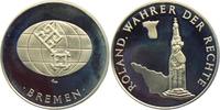 Bremen Silbermedaille Bundesländer Serie - Bremen - Roland Wahrer der Rechte -