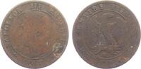 Frankreich 2 Centimes Napoleon III. (1852 - 1870) -