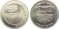 Belgien Medaille 50 Jahre Fernsehen - Testbild - Fernsehturm -