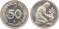 Deutschland - BRD 50 Pfennig 1987 G 50 Pfennig prägefrisch - pfr. 83.67 元 含税 ＋  150.19 元 运费