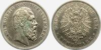 Württemberg 5 Mark König Karl von Württemberg (1864 - 1891) -