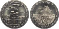 Kanada - Ottawa Medaille Winnipeg - Manitoba - Stadtansicht - Ottawa -