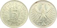 Deutschland - BRD 5 Mark 1964 F Silberadler f.st 150.61 元 含税 ＋  150.19 元 运费