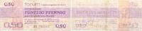 DDR 50 Pfennig - Forum Schecks Forum Außenhandelsgesellschaft 1979 - Forumscheck - Standardnote 50 Pfennig -