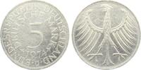 Deutschland - BRD 5 Mark 1974 G Silberadler st 100.41 元 含税 ＋  150.19 元 运费