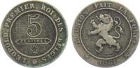 Belgien 5 Centimes Leopold I. von Belgien (1831 - 1865) -