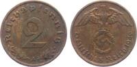 Drittes Reich 2 Reichspfennig 1940 A 2 Reichspfennig - mit Hakenkreuz vz... 33.05 元 含税 ＋  49.78 元 运费