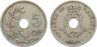 Belgien 5 Centimes 1902 Leopold II. von Belgien (1865 - 1909) ss 41.42 元 含税 ＋  49.78 元 运费