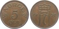 Norwegen 5 Öre Haakon VII. von Norwegen (1905 - 1957) -
