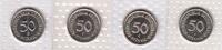 Deutschland-BRD 4x50 Pfennig 50 Pfennig-Satz (D,F,G,J) -
