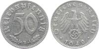 Drittes Reich 50 Reichspfennig 50 Reichspfennig - mit Hakenkreuz -