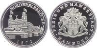 Hamburg Medaille Hamburg - Norderebbrücke 1872 -