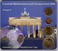 verschiedene Kursmünzen Fußball-WM 2006 Deutschland -