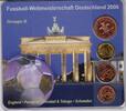 verschiedene Kursmünzen Fußball-WM 2006 Deutschland -