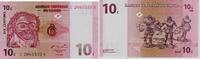 Kongo, Dem.Rep. 10 Centimes Banknote - Kongo - 1997 - 10 Centimes - Pende Maske - Danseurs Pende - Tanz -