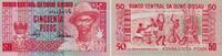 Guinea-Bissau 50 Pesos Banknote - Guinea-Bissau - 1990-1993 - 50 Pesos - Pansau Na Isna - Dorfleben -