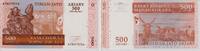 Madagaskar 500 Ariary - 2500 Francs Banknote - Madagaskar - 2004 - 500 Ariary - 2500 Francs - Flechten - Ochsen -