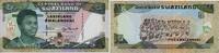 Swaziland 5 Emalangeni Banknote - Swaziland - 1995 - 5 Emalangeni - Elefant - Krieger - Stamm -