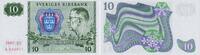 Schweden 10 Kronor / Kronen Banknote - Schweden - 10 Kronor / Kronen - 1987 - Gustav IV. - Wappen -