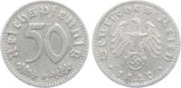 Drittes Reich 50 Reichspfennig 50 Reichspfennig - mit Hakenkreuz -