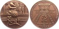 Moers Medaille Bergbau und Fußball - 75 Jahre Meerbecker SV Moers -