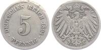 Kaiserreich 5 Pfennig 5 Pfennig - großer Adler -