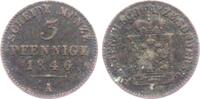 Schwarzburg Sondershausen 3 Pfennig Günther Friedrich Carl II. (1835-1880) -