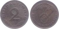 Drittes Reich 2 Reichspfennig 1937 D 2 Reichspfennig - mit Hakenkreuz vz 33.05 元 含税 ＋  49.78 元 运费