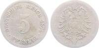 Kaiserreich 5 Pfennig 5 Pfennig - kleiner Adler -
