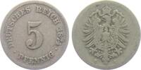 Kaiserreich 5 Pfennig 5 Pfennig - kleiner Adler -