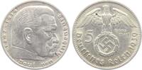 Drittes Reich 5 Reichsmark Hindenburg -