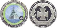 Deutschland - BRD Medaille Meilensteine Deutscher Militärtechnik - Schlachtschiff Bismarck - Schiff -