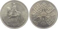 Großbritannien 5 Shilling 1953 Elisabeth II. zu Pferde st 83.25 元 含税 ＋  49.78 元 运费
