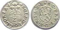 Bayern 2 Kreuzer / 1/2 Batzen Kurfürst Maximilan I. (1598-1651) -