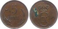Dänemark 5Öre Christian IX. (1863-1906) -