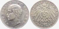 Bayern - Kaiserreich 3 Mark König Otto von Bayern (1886-1913) -