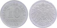 Ersatzmünzen des 1. Weltkrieges 10 Pfennig 10 Pfennig - großer Adler -