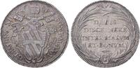 Italien-Kirchenstaat / Vatikan Testone AN VI Clemente XII. 1730-1740. -